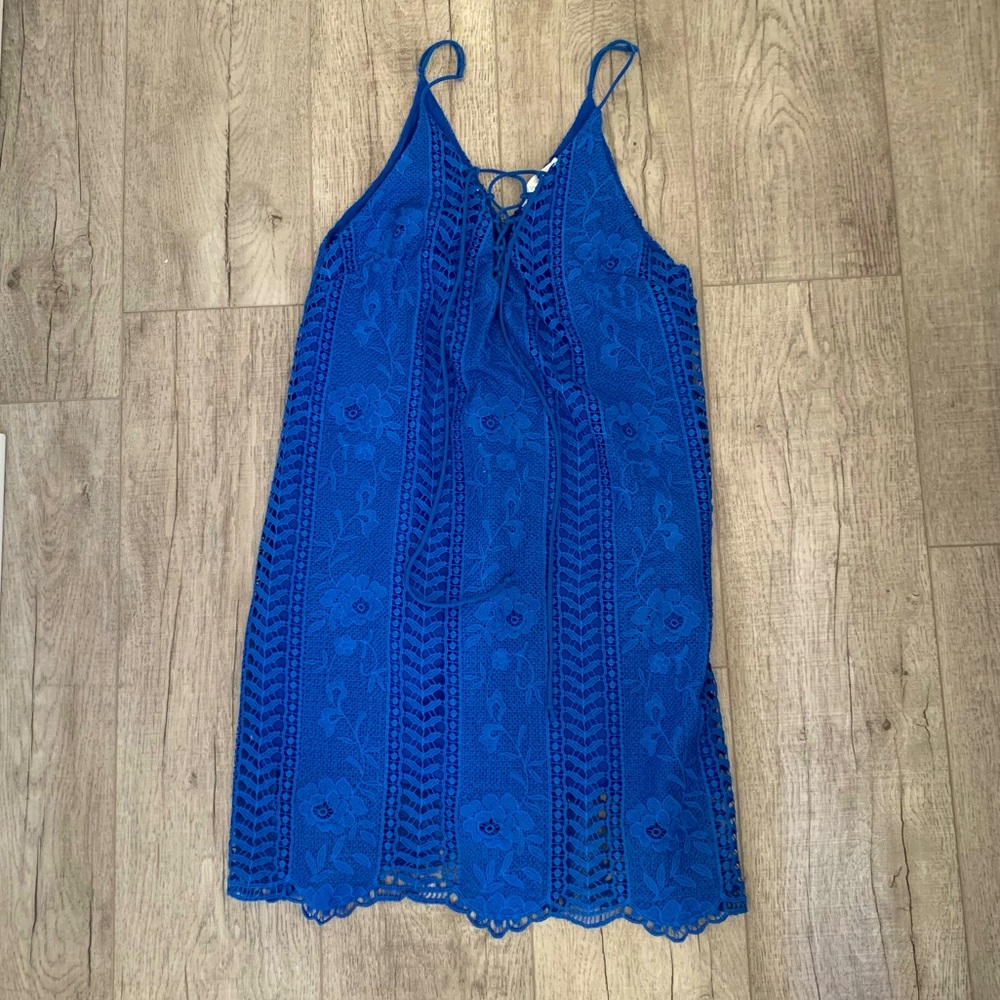 ASTR royal blue dress